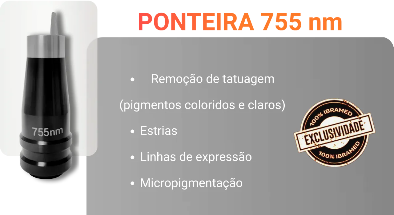 ponteira 755 nm
